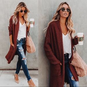 *NEVER WORN* Vici oversized pocket cardigan